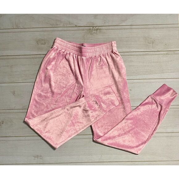 Generation Love Ivy Velour Joggers in Bubblegum Pink - Picture 4 of 5